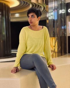 Light Yellow Knit Pullover