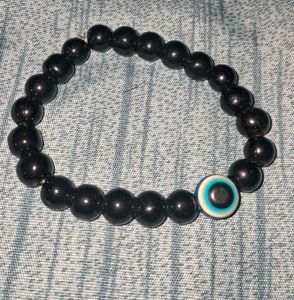 Black Bead Bracelet