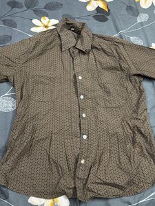 Brown Patterned Shirt