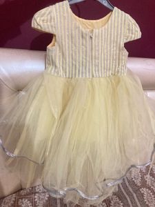 Cute Yellow Party Dress
