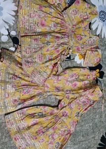 Yellow Floral Dress