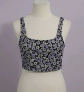 Zara Floral Print Corset Top
