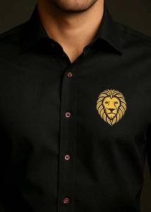 Lion Emblem Black Shirt