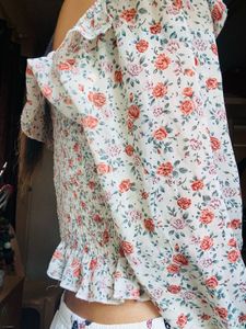 Floral Off-Shoulder Top