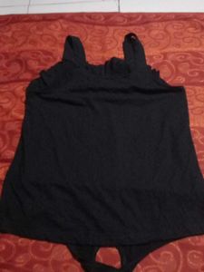 Black Sleeveless Top