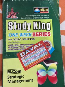 Mcom Final Year Books Of Study King One Week Serie