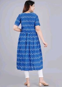 Sparkle Desire Blue Anarkali Kurta
