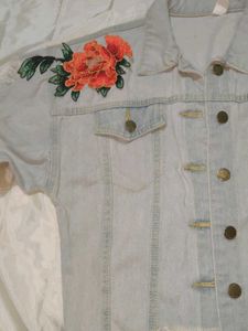Floral Denim Jacket