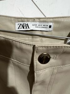 Zara Faux Leather Pants