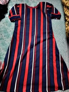 Striped Midi Dress