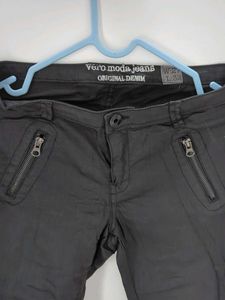 Vero Moda Leather Finish Jeans