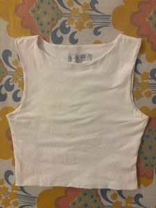Forever New Chic White Crop Top