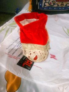 Red &amp; Gold Potli Bag