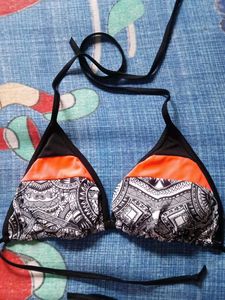 Patterned Bikini Top