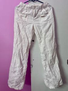 White Cargo Pants