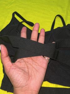 Criss Cross Women&#39;s Bralette And Inner SHorts
