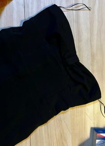 Zara TRF Black Strapless Bodycon Mini Dress