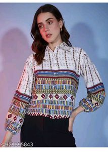 Checked Printed Shirt With Inside Lining..