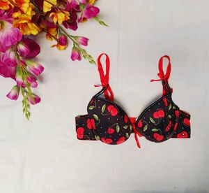 🇳🇿💫💗 Beautiful Cherry Print Bra