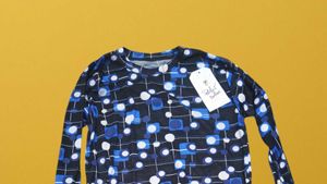RF159 Size-32 Patterned Crop Top