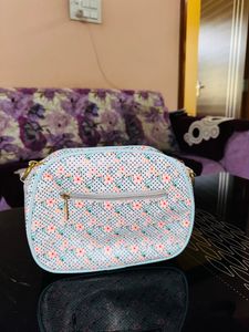Sky Blue Sling Bags.