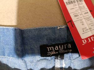 Mayra Denim Skirt, 30 Size