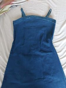 Denim Button-Down Dress
