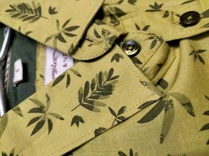 Printed Yellow Green New Shirt
