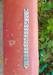 Magnetic Mobility Silver Bracelet For Men