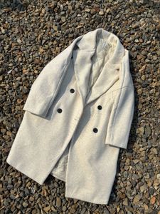 Elegant Cream Trench Coat