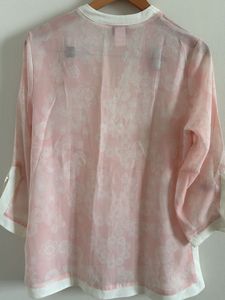 Floral Pink Tunic Top