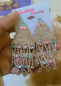 Multicolored Stones Earings