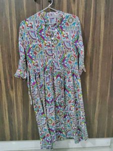 Colorful Print Dress