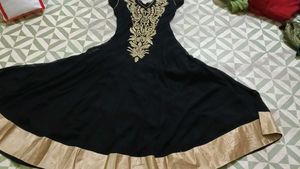 Elegant Black Ethnic Gown