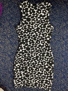 Retro Floral Bodycon Mini Dress