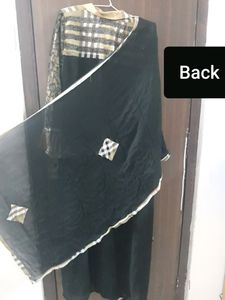 Designer Burberry print Kurti + Dupatta