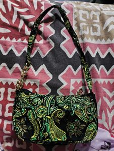Paisley Print Shoulder Bag