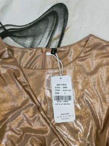 Elegant Bronze Party Dress