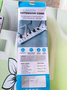 Power Extension Cord Board  4 Socket