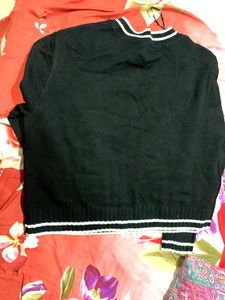 V-Neck Knit Sweater