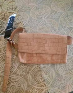 Forever 21 Peach Textured Waist Bag