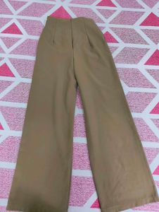Wide Leg Trousers - Size S