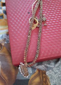 Long American Diamond Necklace Set