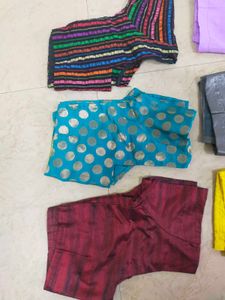 Preloved Polysilk 7, Brocade 2 Bolouse