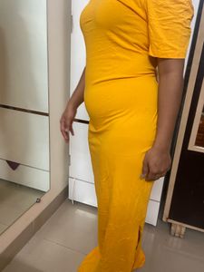 Bodycon Dress With Slit