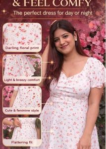 Branded Yousta Floral Mini Dress- Size M