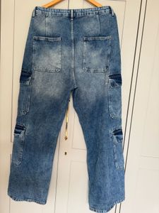 NEW! Baggy Cargo Denim jeans - Waist 34