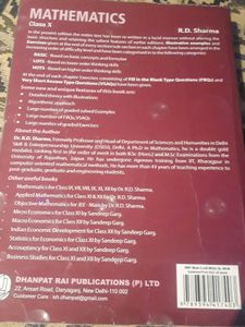 RD Sharma Mathematics Class X