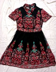 Elegant Embroidered Dress
