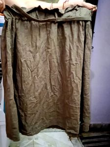 A Very Beautiful Green Skirt From Shein